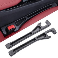 ROCKHUGO Universal Car Seat Gap Filler Organizer - No-Drop in Black