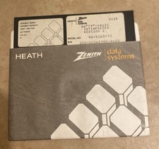 Vintage 1980 Heath Zenith Microsoft Basic GW TM Interpreter V 2 5.25 Floppy Disk