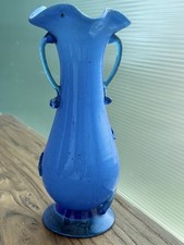 蓝色日本古董花瓶| eBay