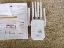 WiFi Range Extender Repeater 1200Mbps Wireless Router Signal Booster h4
