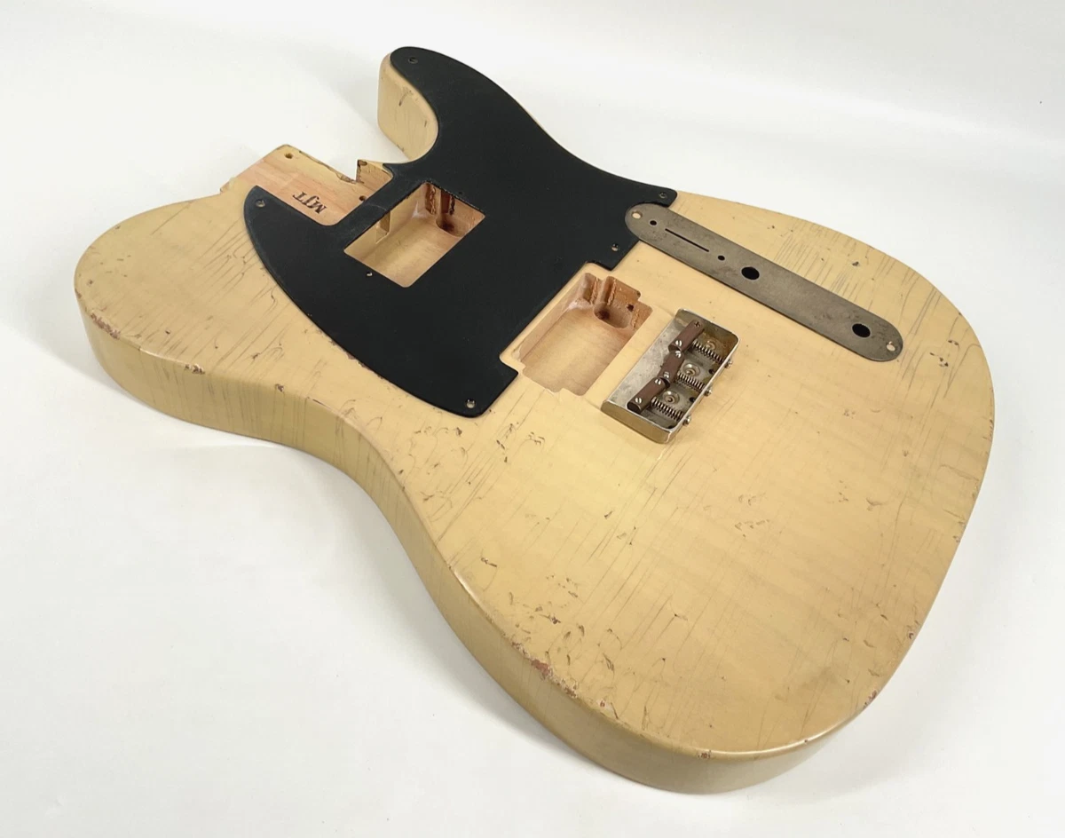 MJT Official Custom Vintage Aged Nitro Guitar Body Mark Jenny VTT Blond
