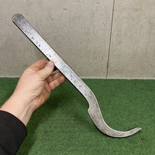 Large Vintage Swan Neck Mortice Chisel, All metal, boat builder/ timber framing,