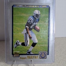 Topps 2001 Reggie Wayne Rookie #344 Indianapolis Colts Football Card. rookie card picture