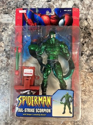 Toy Biz 2004 Spider-Man  Tail Strike  Scorpion   Metallic Variant   Sealed Rare