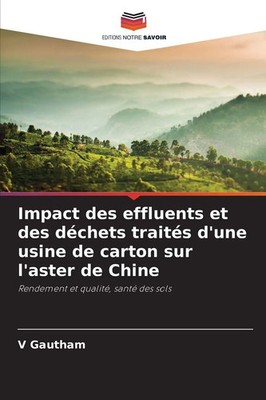 Impact des effluents et des déchets traités d'une usine de carton sur l'aster...