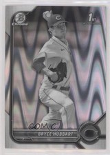 2022 Bowman Draft Chrome Black & White RayWave Refractor Bryce Hubbart 0md