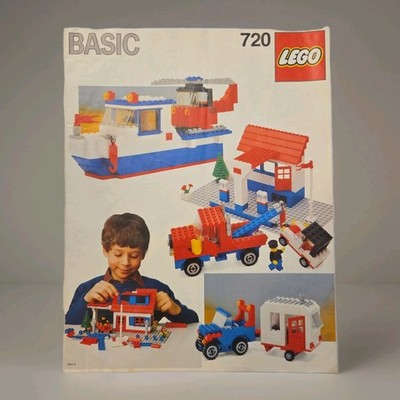 Vintage Lego Set 720 Universal Basic Building Starter Set. Instruction Book 1985