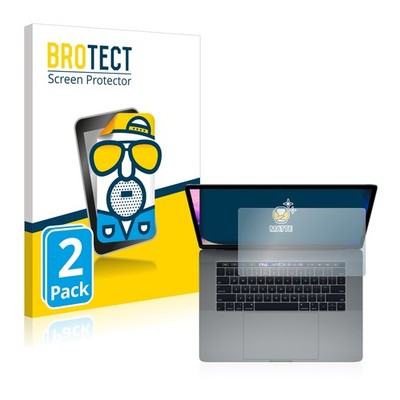 2x Schutzfolie Matt für Apple MacBook Pro 15'' 2019 (Touch Trackpad) 