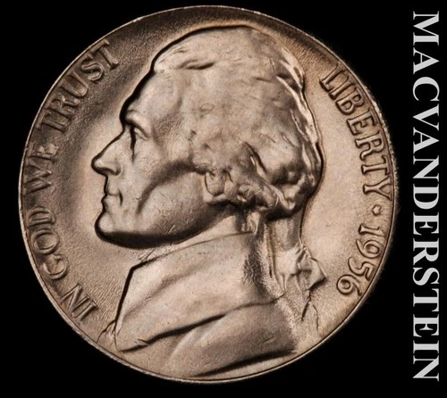 1956-P Jefferson Nickel — photo from the most recent tracked eBay sale