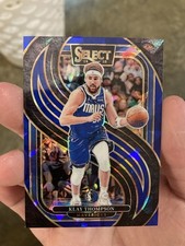2024-25 Panini Select - Premier Level Klay Thompson #108 Blue Cracked Ice Prizm
