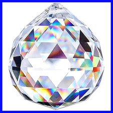 Stunning 50mm Crystal Ball Prism Suncatcher   Perfect Gift for Any Occasion