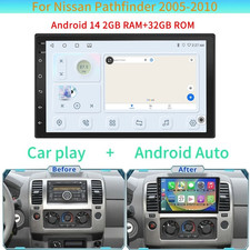 For Nissan Pathfinder 2005-2010 Car Radio Android Navi Player Multimedia Carplay