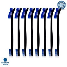 6-Piece Multi-Size Nylon Detail Cleaning Brush Set for Jewelry, Cars, and More