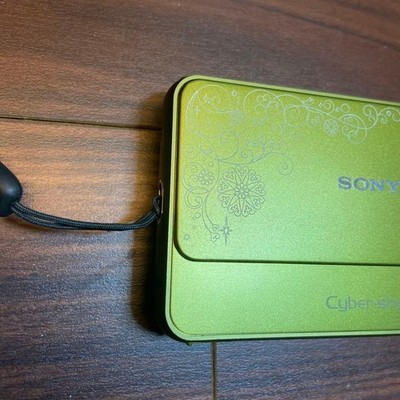 Sony Cyber-shot DSC-T77 10.1MP Digital Camera - Silver for sale