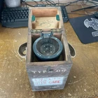 Vintage 1938 WW2 Military Naval hand held bearing Compass - Type O.6