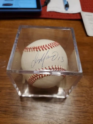 DAN MARINO "AUTOGRAPHED "OFFICIAL NL BASEBALL + COA  LOOK!!
