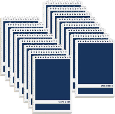 16 Pack Steno Pads 6 X 9 in Spiral Top Notebook Bulk Blue Note Pad 60 Sheets Gre