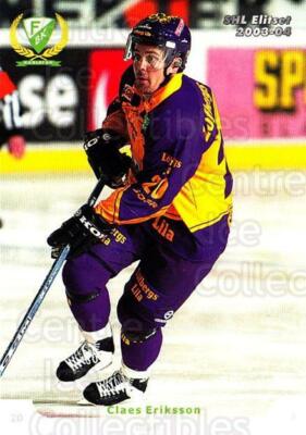 2003-04 Swedish Elitset #40 Claes Eriksson
