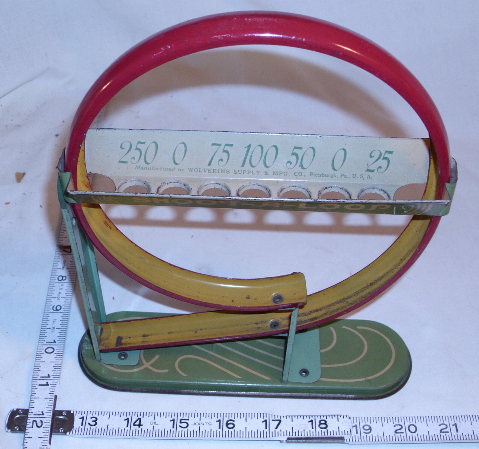 WOLVERINE SHOOTALOOP TIN MARBLE TOY GAME eBay