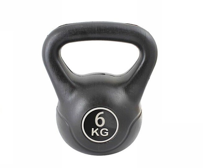 X Kettlebell Con Arena Pesas Mancuerna Gimnasio Crossfit Fitness 6Kg