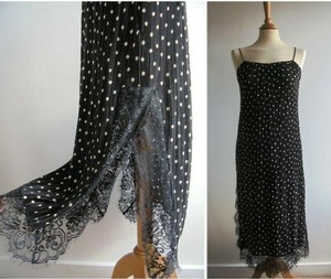 topshop black cami dress