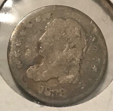 1832  capped bust half Dime , Good