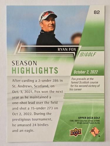 2024 Upper Deck Golf Base--You pick...Complete Your Set! - Bild 78 von 96