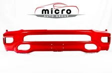 NEW Painted Flame Red PR4 Front Bumper For 2019-2024 RAM 1500 New Body Style
