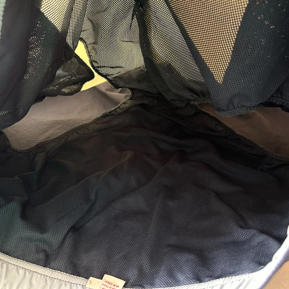 Carbon 2 Cobalt Nylon Navy Blue Pale Yellow Swim Trunks Short Mens Large - Image 3 of 4