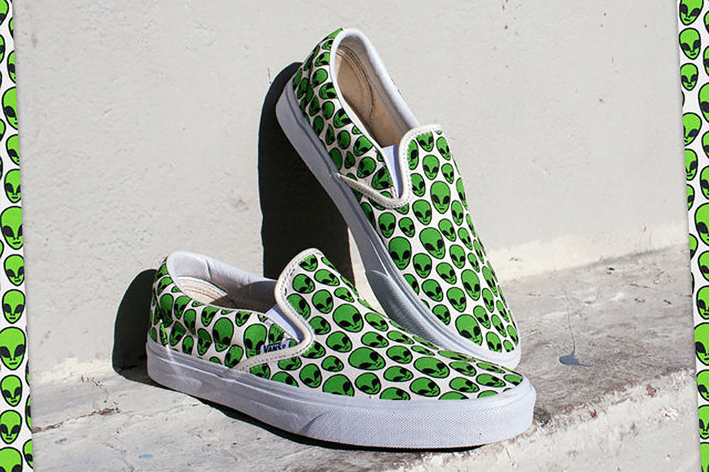 alien slip on vans