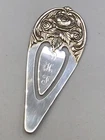 Repousse by S. Kirk & Son Sterling Silver Bookmark 2.5" x 1  1/8", monogrammed