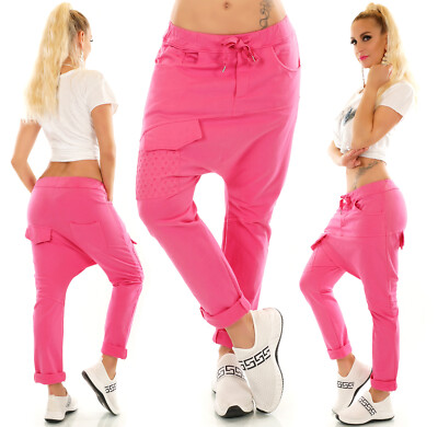 Pantaloni Harem Donna Taglie Forti - Cotone Leggero, Stile Comodo E Larghi