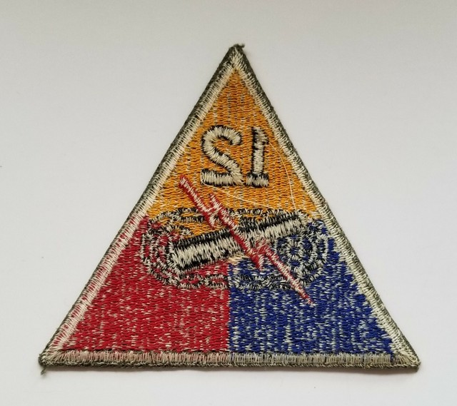 WWII Original US Army 12th Armored Battalion Patch Hellcats New 