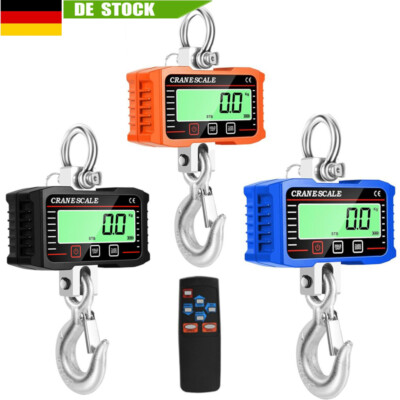 2000KG Profi Hängewaage LCD Digital Zugwaage Wildwaage Industriewaage Waage