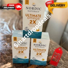 Nordic Naturals Ultimate Omega 2X,Lemon Flavor-90 Soft Gels 2150mg Omega, EXP27