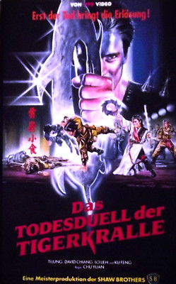 Das Todesduell der Tigerkralle  * KULT * ERSTAUFLAGE ~  großes  VPS Verleihcover