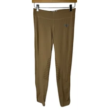 TuffRider Equestrian Horse Riding Tights Women Sz S Schooling Safari Brown