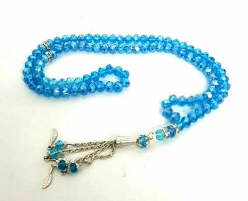 Tasbeeh 99 Crystal Beads Gift For Eid Allah Mohammed SAW Beads for Zikr & Dua - Picture 23 of 39