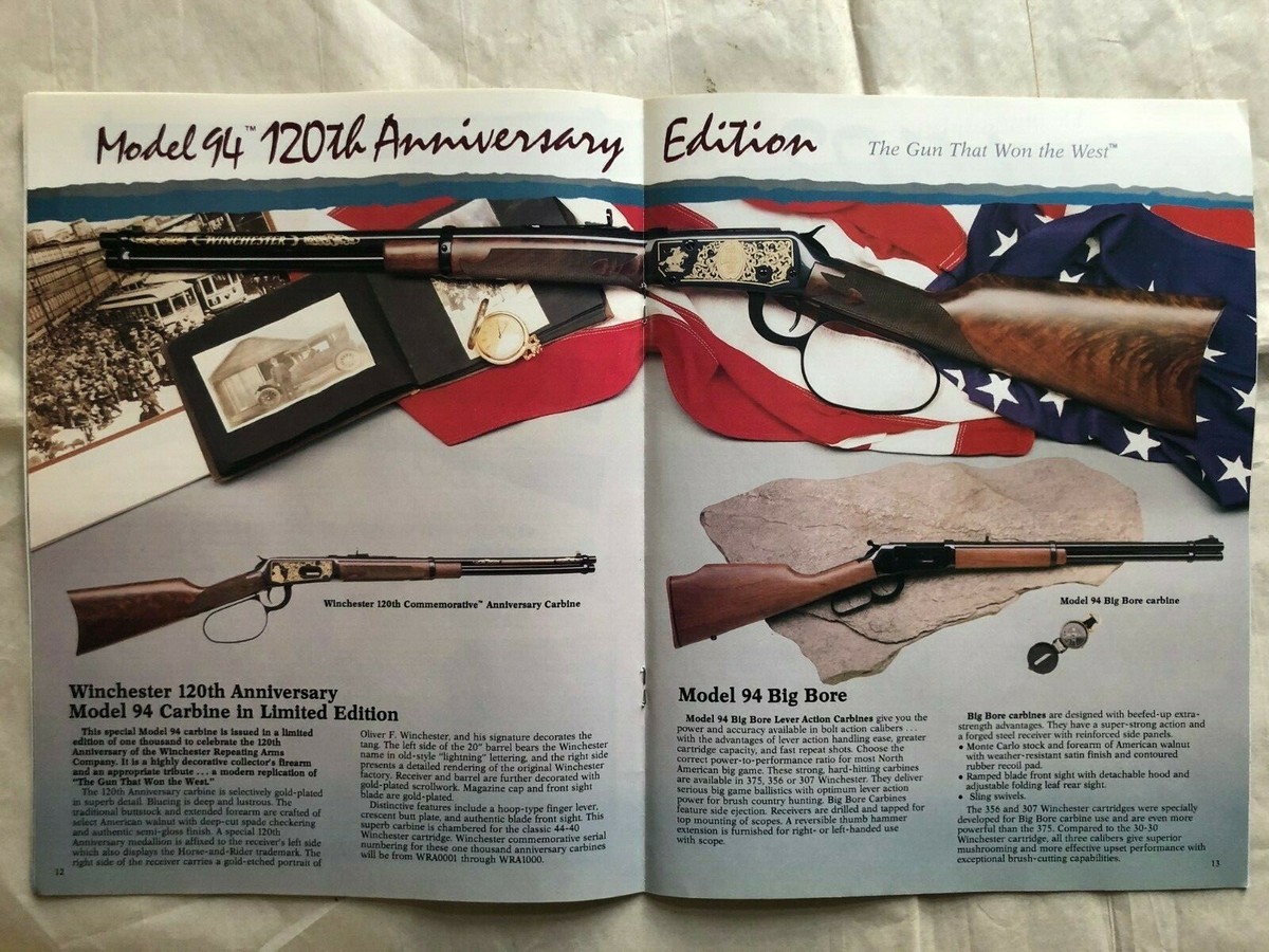 1986 Winchester Sales Catalog 9422 250 94 70 1300 Super X
