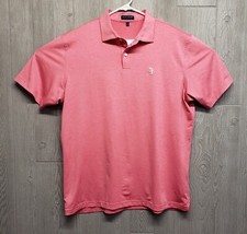 Peter Millar Polo Shirt Mens XL Crown Crafted Golf Pink Heather Embroidered SS