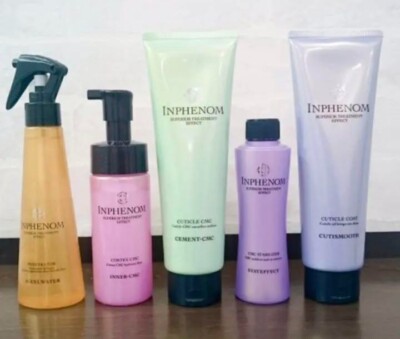 【Full Set】Milbon Inphenom Salon Behandlungssystem für geschädigtes Haar aus J...
