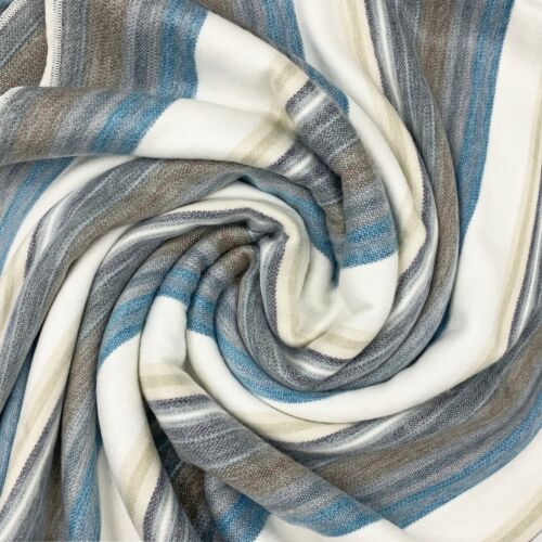 SOFT & WARM STRIPED ALPACA LLAMA WOOL BLANKET THROW 95"x65" QUEEN BED SOFA COUCH - Picture 6 of 9