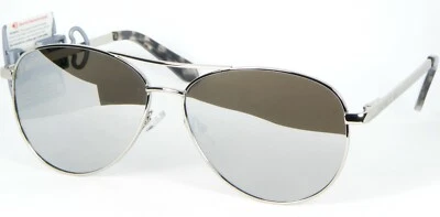 Nouvelles Lunettes De Soleil Foster Grant SR1216 KHL Argenté /Miroité 57-18mm - Photo 1/4