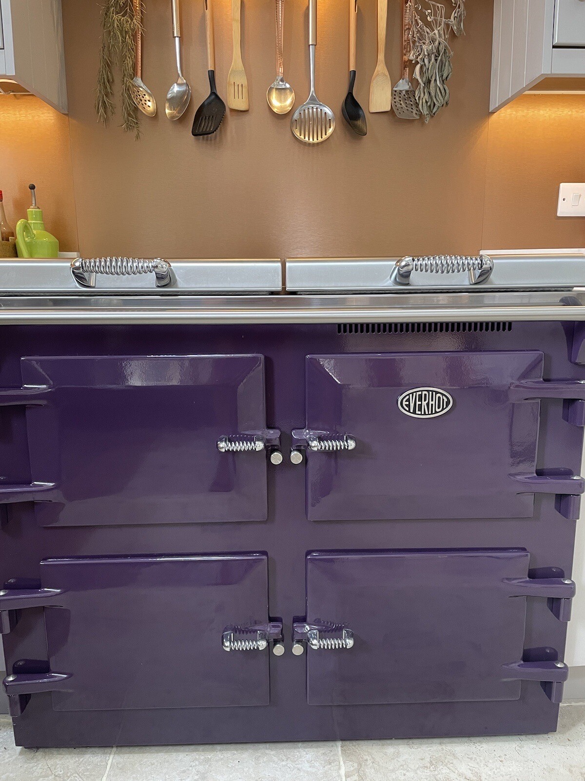 Everhot 110i Electric Stove Cooker Beautiful Aubergine. Nearly New