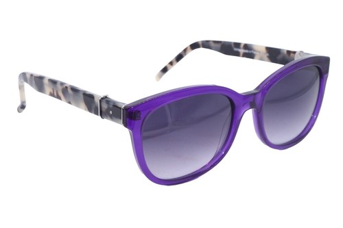 Tom Ford Anya TF762 56Y Purple Havana Cat Eye Plastic 