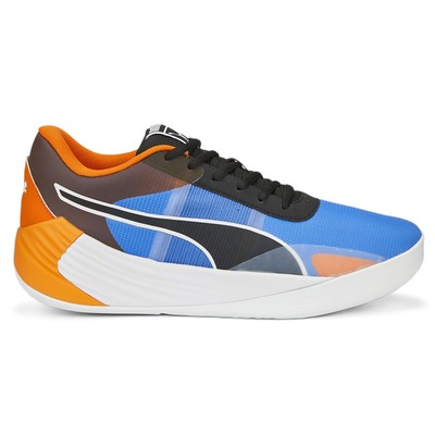Puma Fusion Nitro Team Basketball  Mens Blue Sneakers Athletic Shoes 37703508