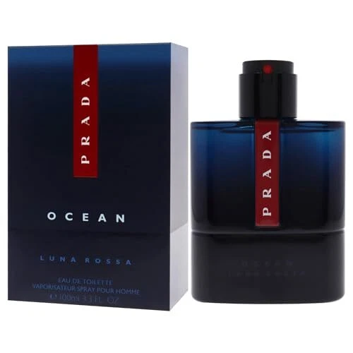 Prada fl oz 3,3 fragrância pessoal bergamota aquática fresca vetiver íris - Imagem 4 de 4