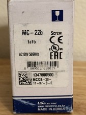 LS Electric MC-22b Contactor 22A 120V Coil MC22B-30-11-K7-S-E 1347000500