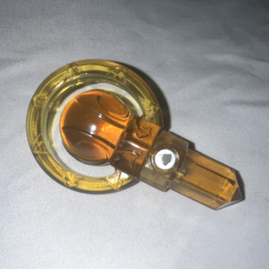 Amber Yellow Plastic Bottle Pourer Stopper Insert Pour Spout 1 Hole L2140