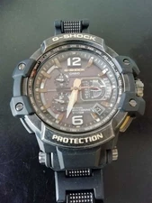 Gravity Master Gpw-1000Vfc-1Ajf Vintage Gps Hybrid Radio Solar Aged Process